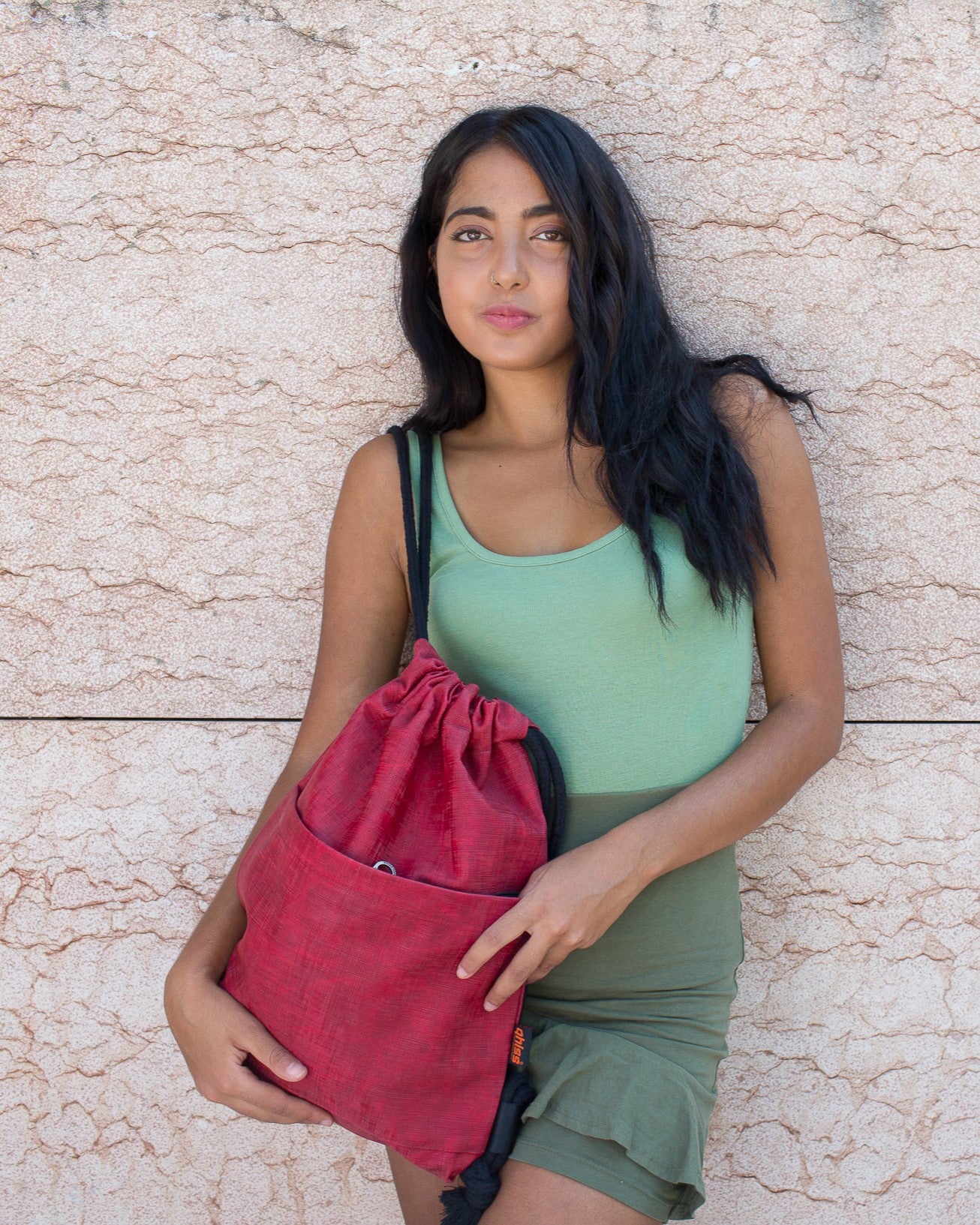 Sacca in Similpelle mod. Freedom ROSSO