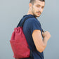 Sacca in Similpelle mod. Freedom ROSSO