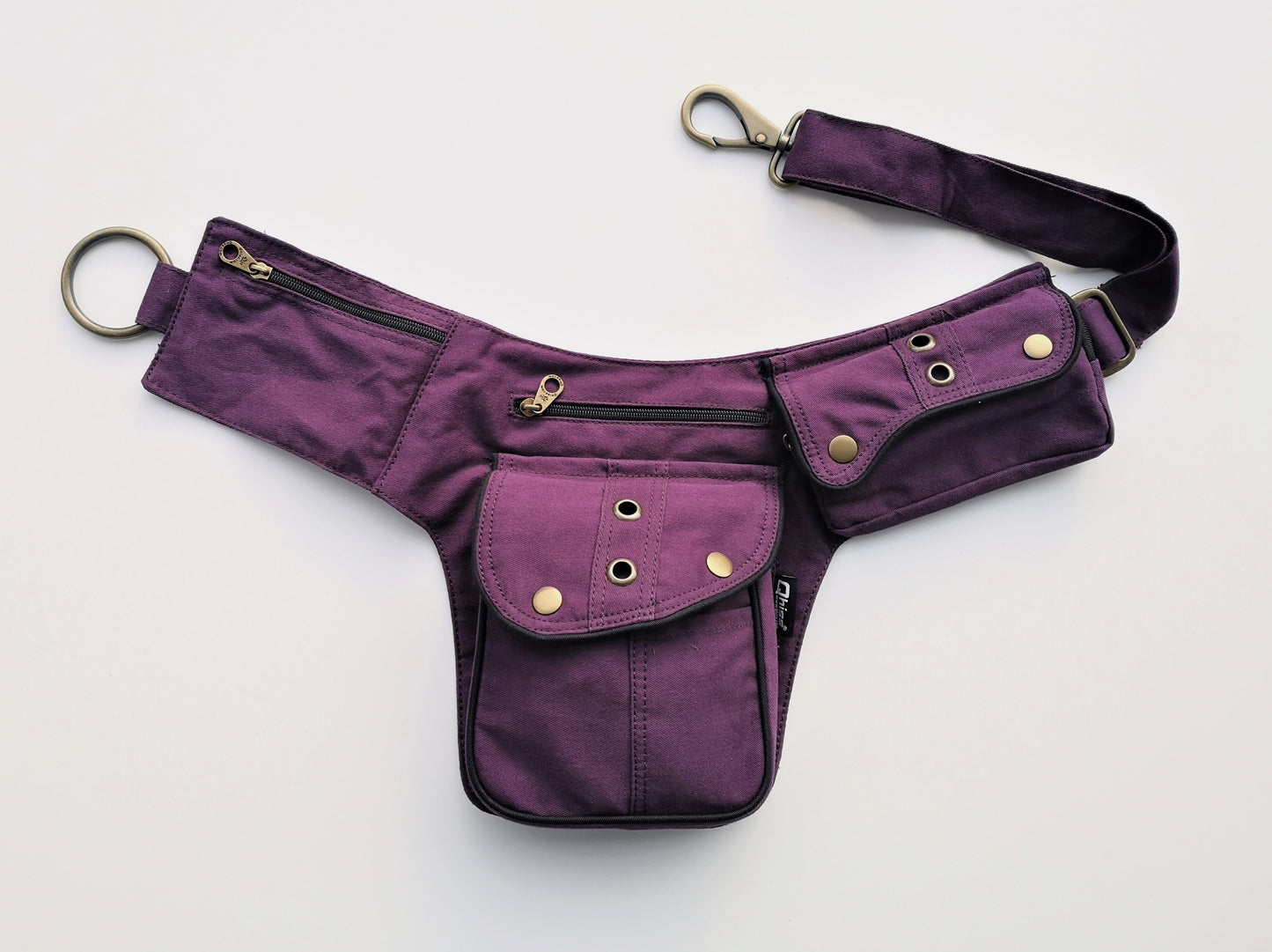 Marsupio in cotone FIRENZE Viola