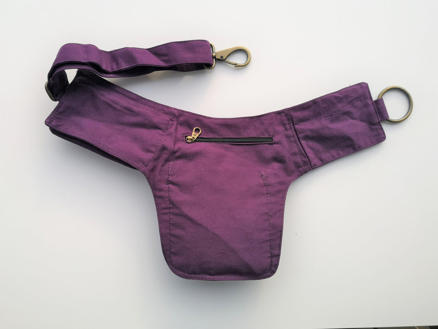 Marsupio in cotone FIRENZE Viola