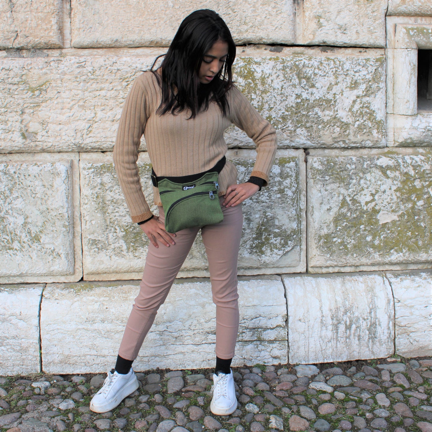 Marsupio in Misto Cotone Forest mod. Barcellona