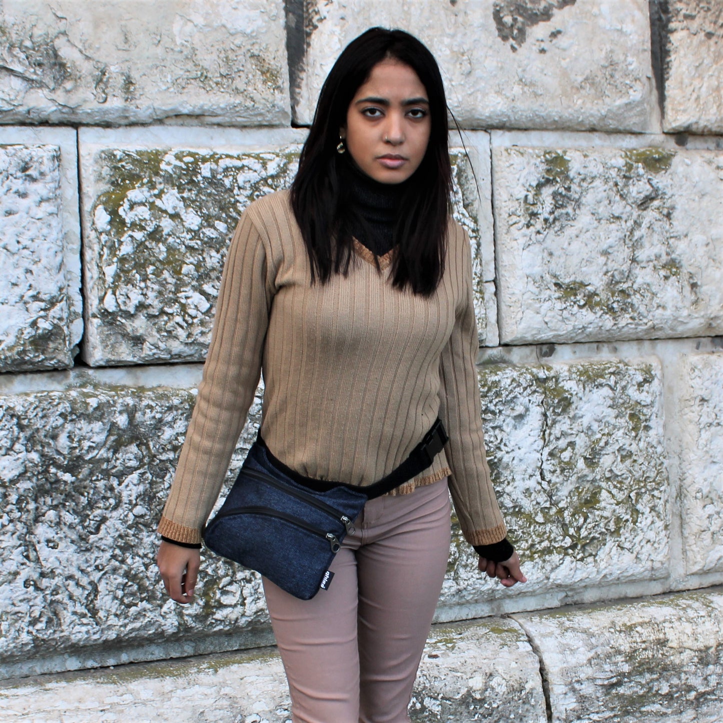 Marsupio in Misto Cotone Forest mod. Barcellona