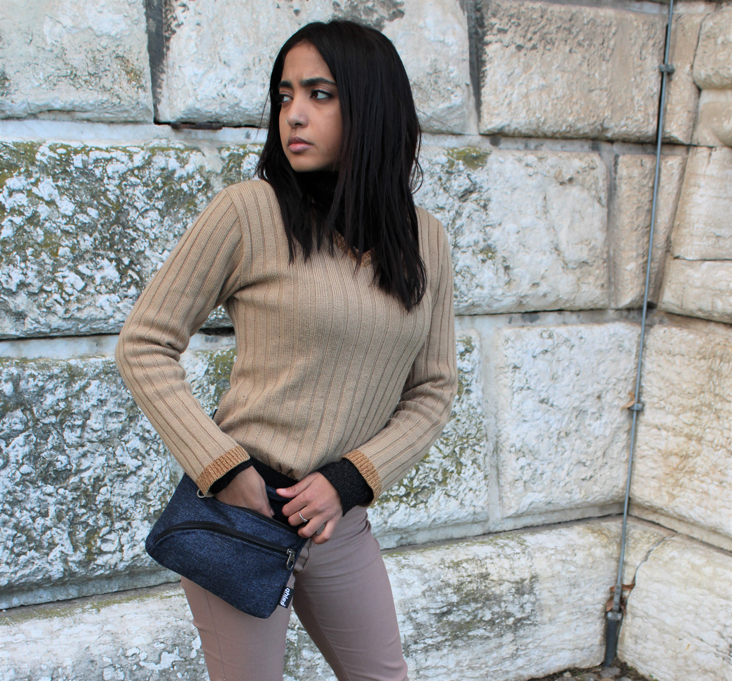 Marsupio in Misto Cotone Forest mod. Barcellona