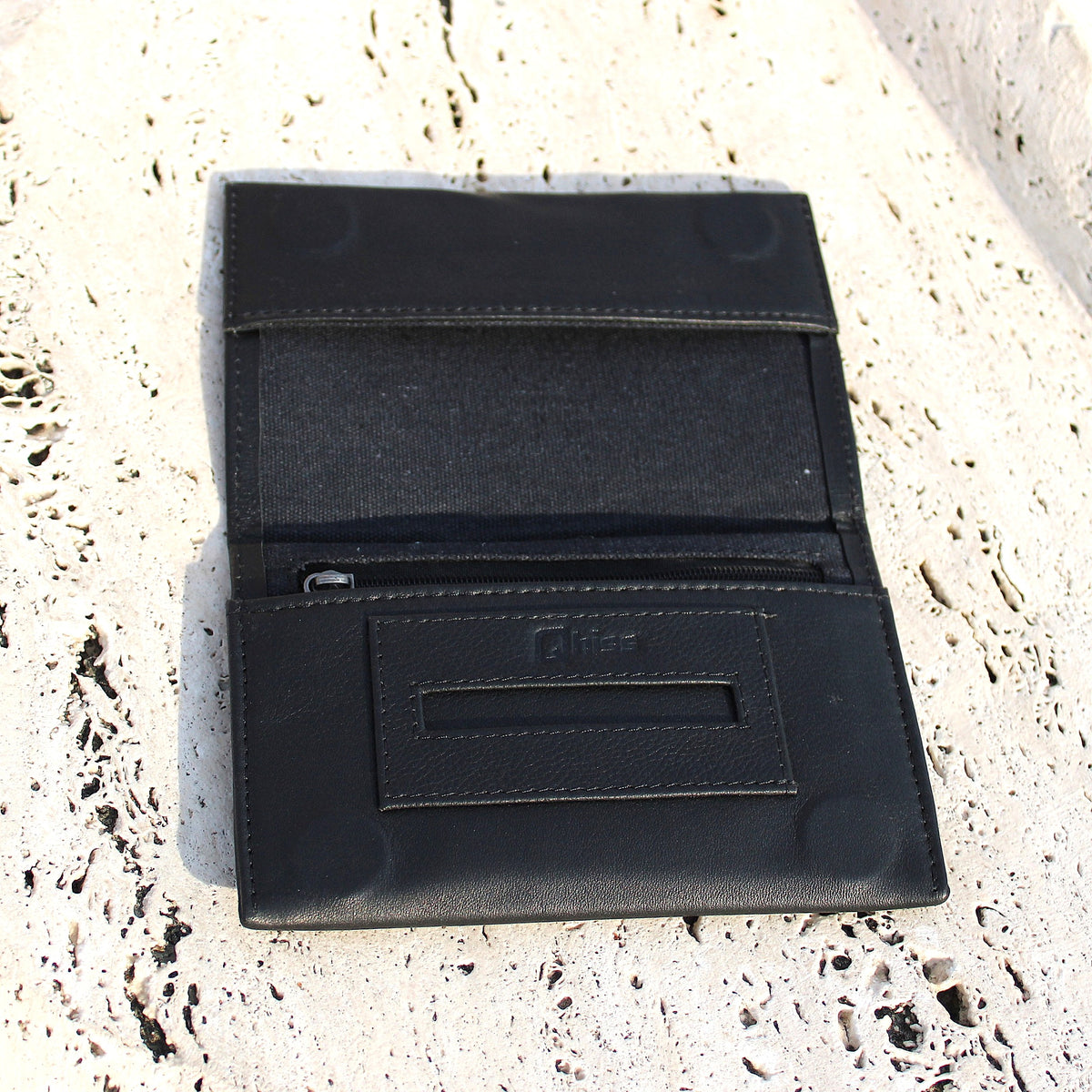 Portatabacco in Pelle Amsterdam nero CALAMITE