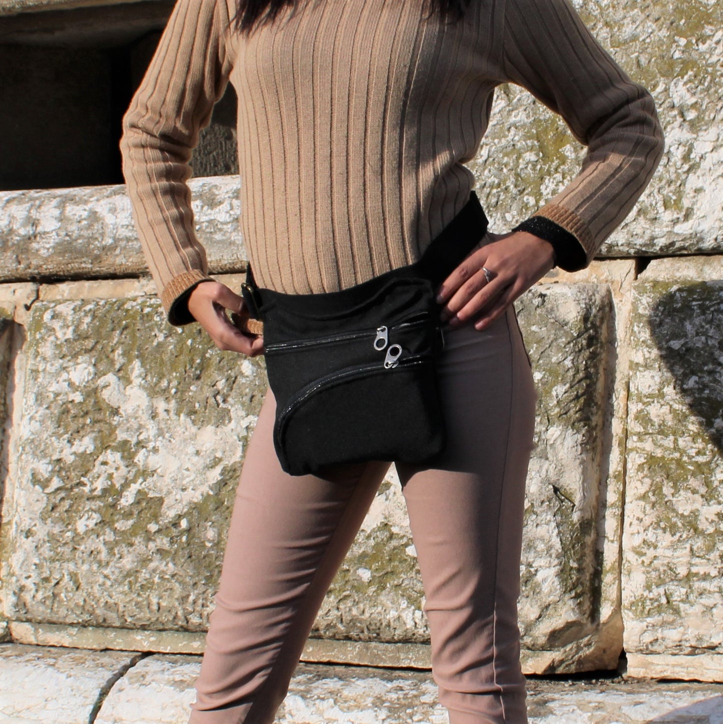 Marsupio in Misto Cotone Forest mod. Barcellona