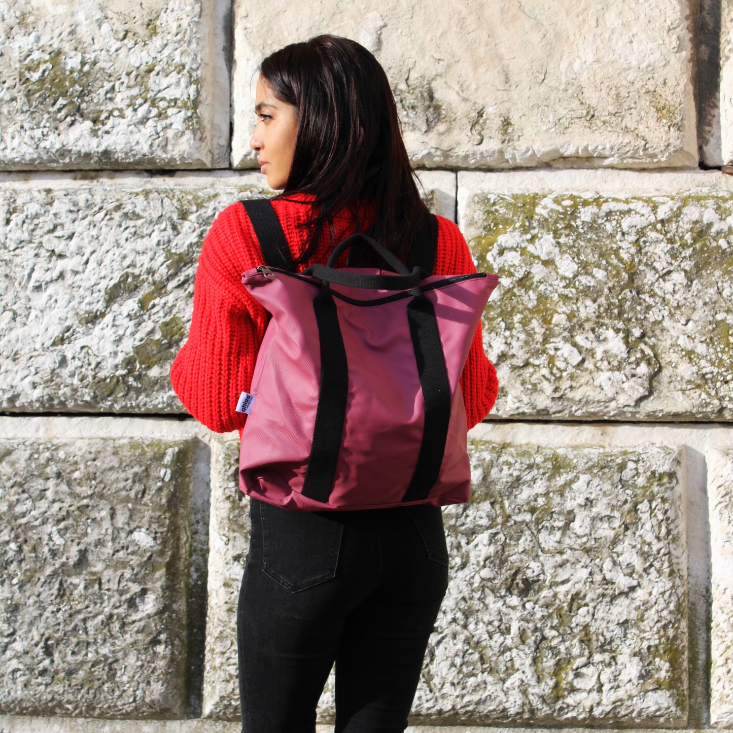 Zaino Borsa " Venere" in similpelle Space Rosa