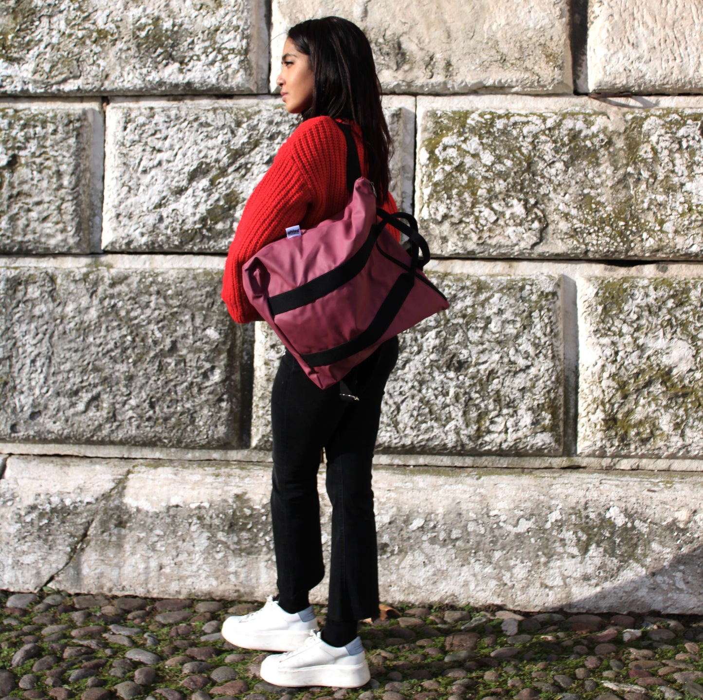 Zaino Borsa " Venere" in similpelle Space Rosa