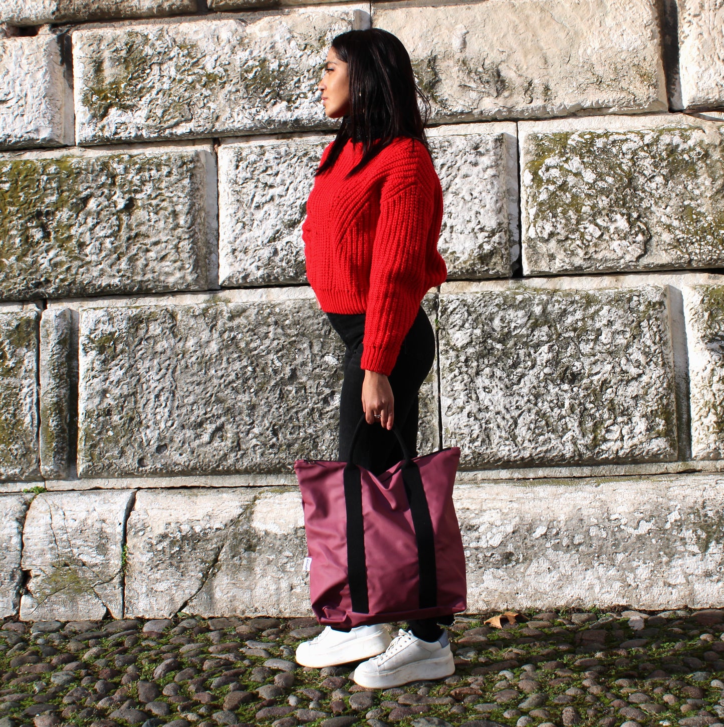 Zaino Borsa " Venere" in similpelle Space Rosa