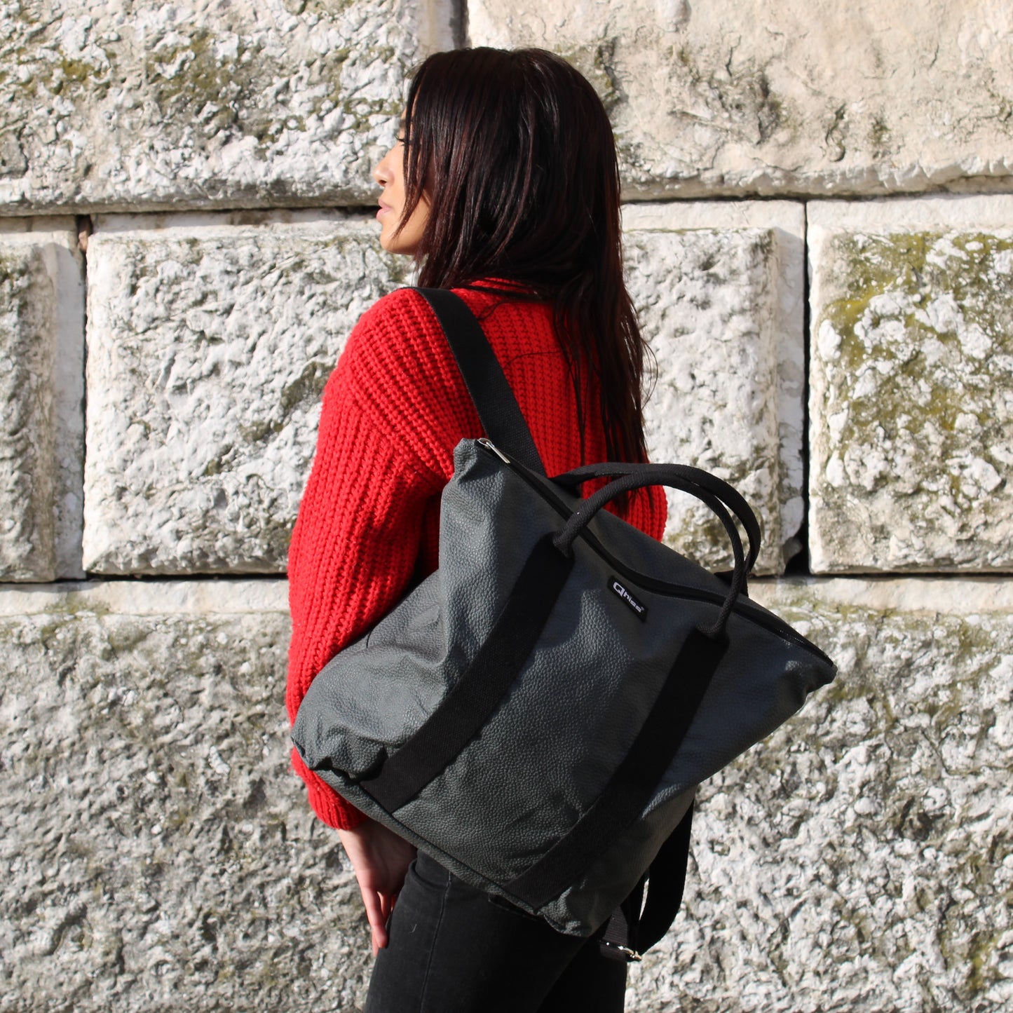 Zaino Borsa "Venere" in Similpelle Desert Grigio