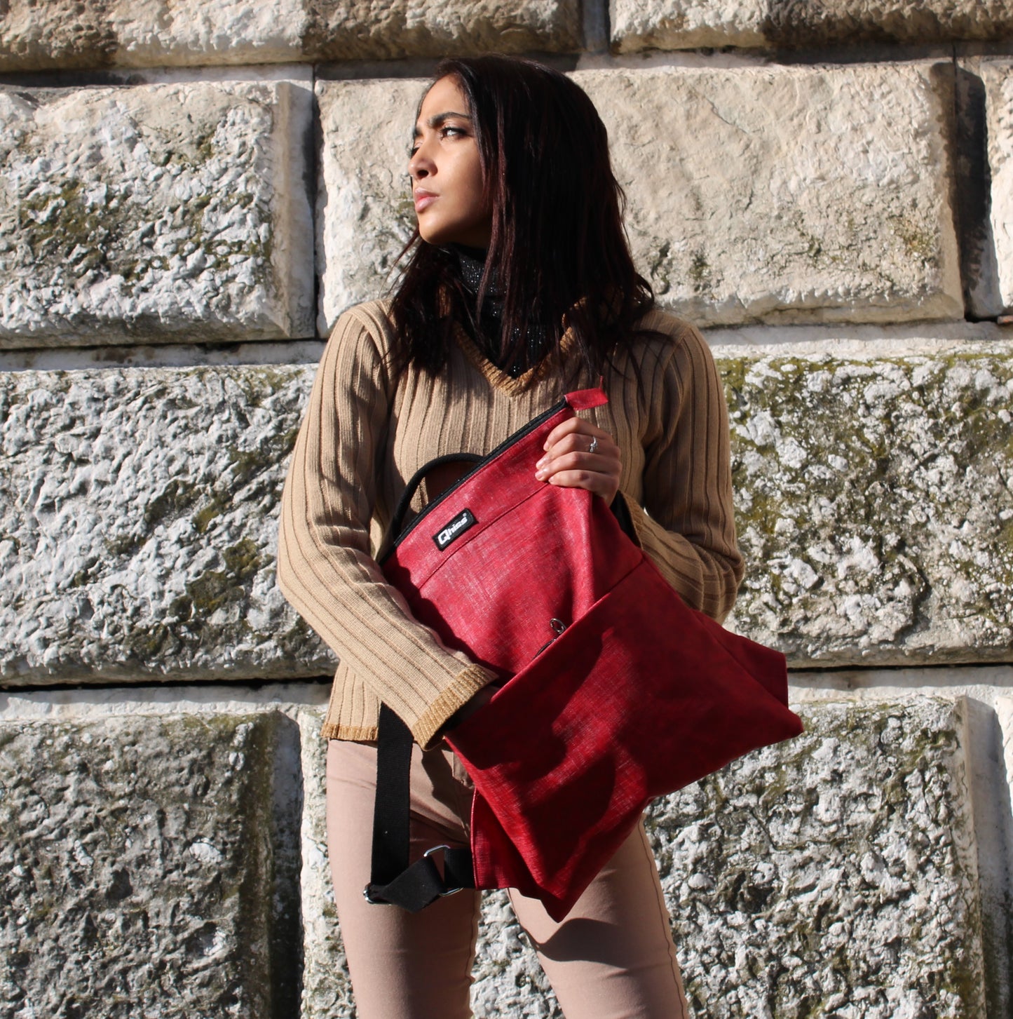 Zaino mod. MARTE in similpelle Freedom Rosso