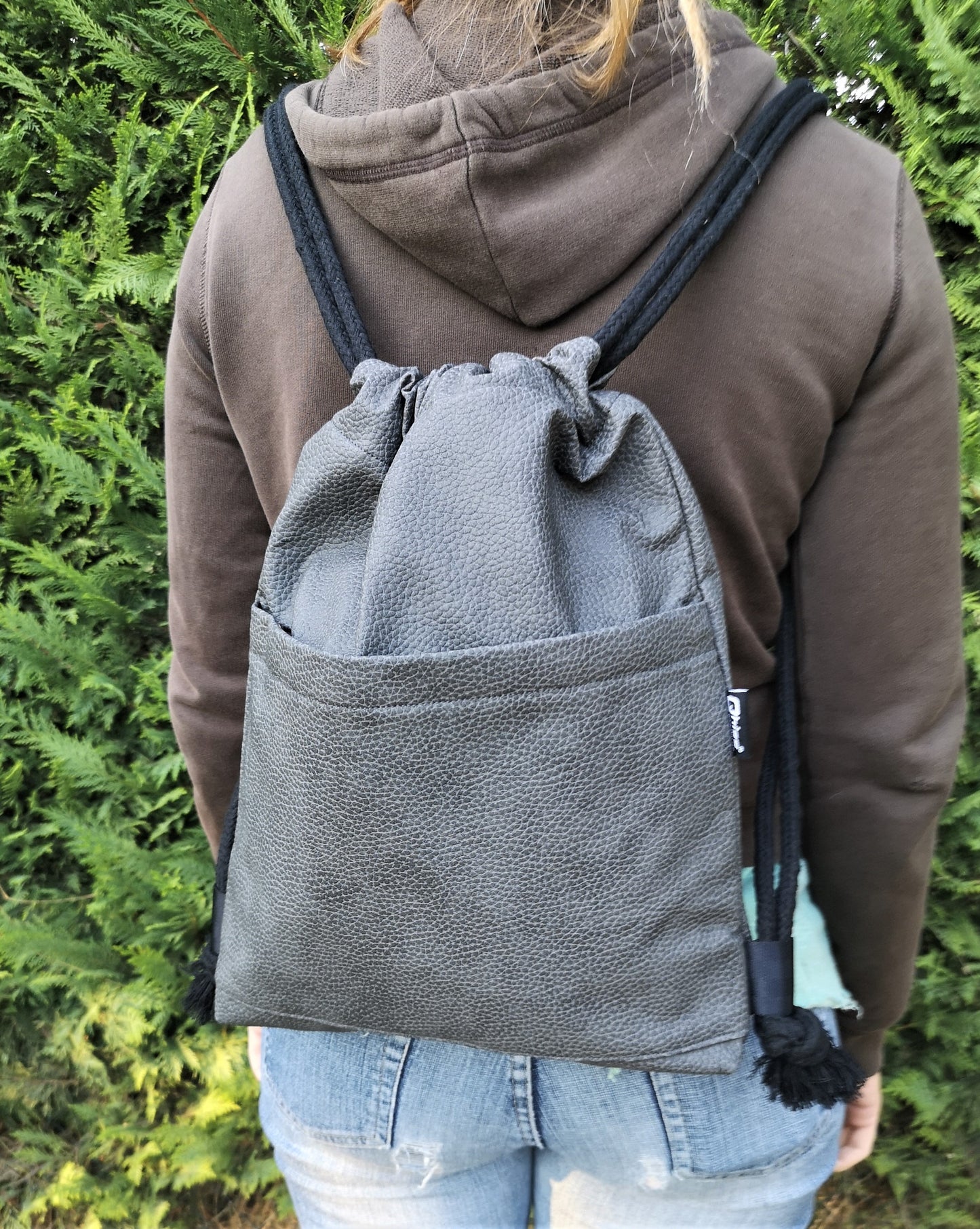 Sacca in Similpelle Desert Grigio