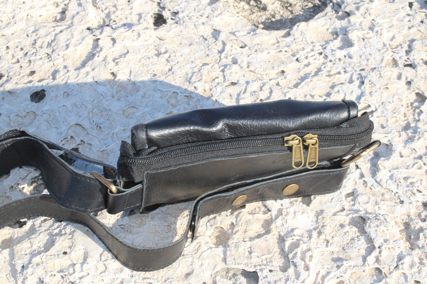 Marsupio Modello Mini in Pelle Nera