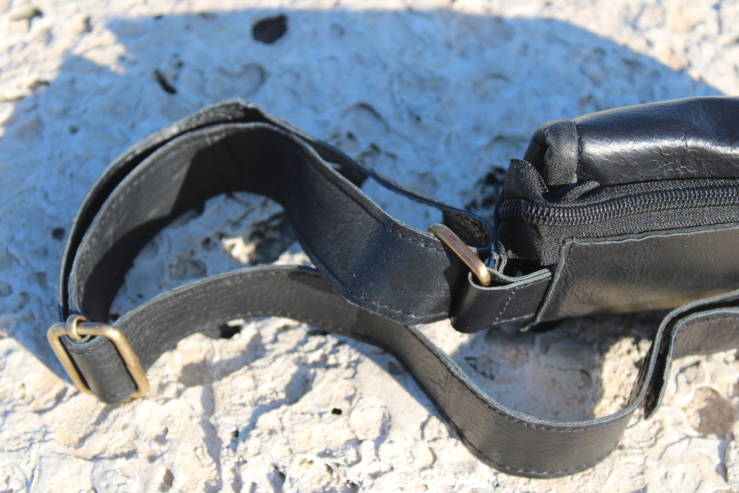 Marsupio Modello Mini in Pelle Nera