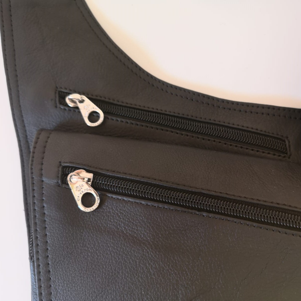 Gilet in Pelle nero