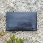 Tobacco Pouch in Leather mod. Amsterdam Black/Green