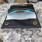Tobacco Pouch in Leather mod. Amsterdam Black/Green