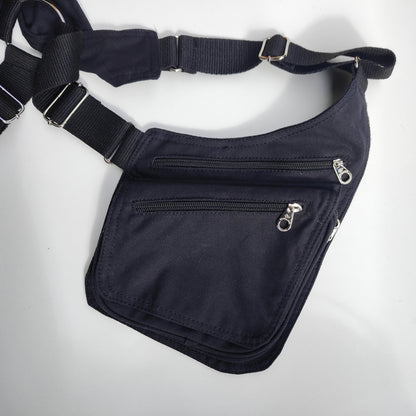 Holster Bag in Black cotton
