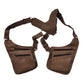 Gilet  in Pelle marrone