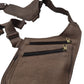 Gilet  in Pelle marrone