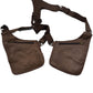 Gilet  in Pelle marrone