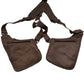 Gilet  in Pelle marrone