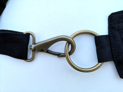 Hip Bag in Cotton FLORENCE Black