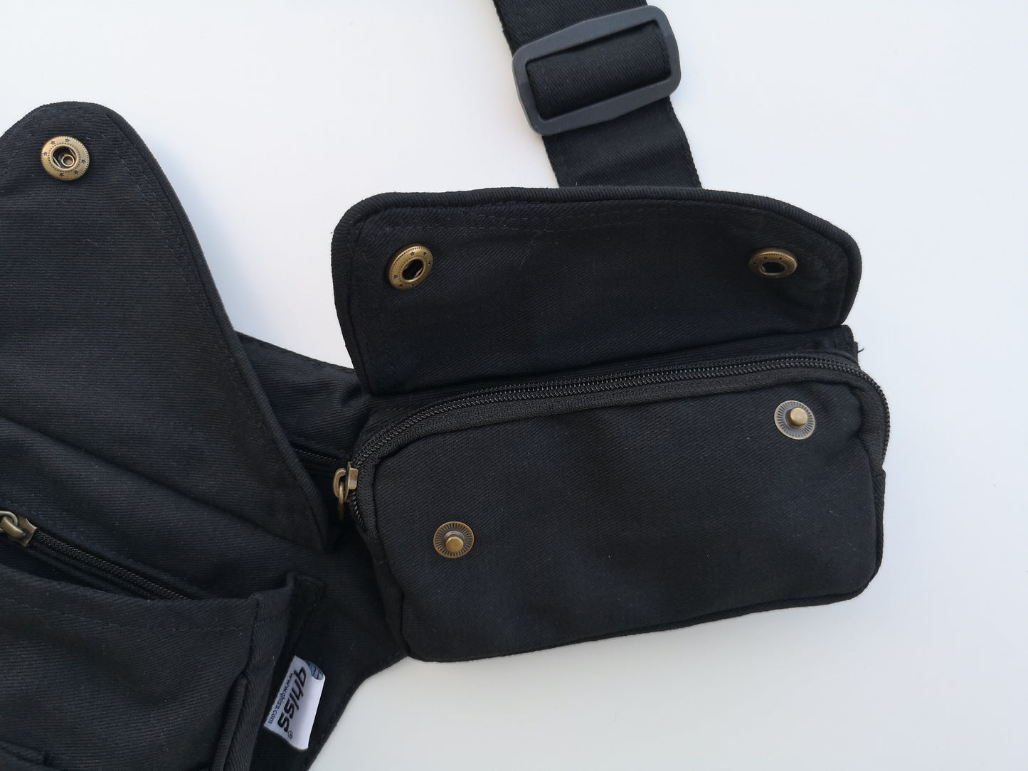 Marsupio in Cotone VENEZIA Nero