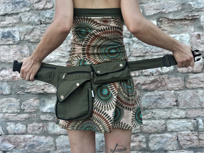 Marsupio in Cotone mod. VENEZIA Verde