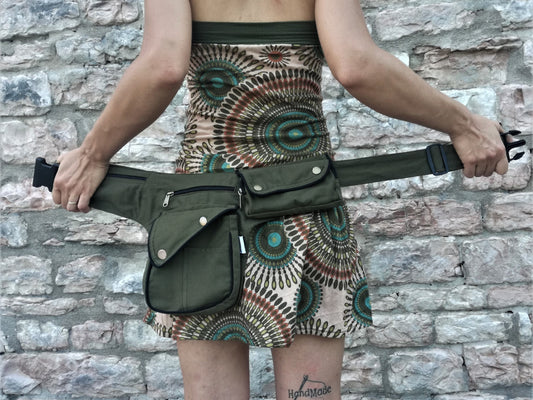 Marsupio in Cotone mod. VENEZIA Verde