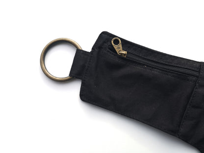 Hip Bag in Cotton FLORENCE Black