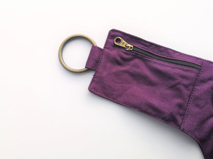 Hip Bag in Cotton FLORENCE Purple