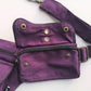 Hip Bag in Cotton FLORENCE Purple