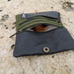 Tobacco Pouch in Leather mod. Berlin black green