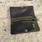 Tobacco Pouch in Leather mod. Berlin black green