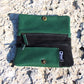Tobacco Pouch in Leather mod. Berlin Green/Black