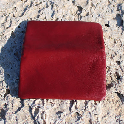 Portatabacco in Pelle Berlin Rosso/Nero