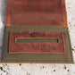 Small Mini brown Leather Tobacco pouch 