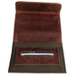 Small Mini brown Leather Tobacco pouch 