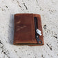 Small Mini brown Leather Tobacco pouch 
