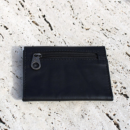 Small Mini Leather Tobacco pouch mod. Madrid black  