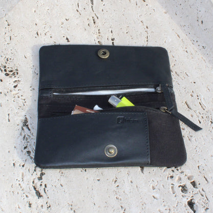 Tobacco Pouch in Leather mod. Berlin Black