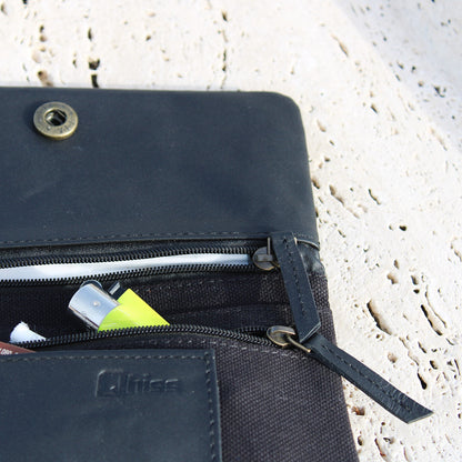 Tobacco Pouch in Leather mod. Berlin Black