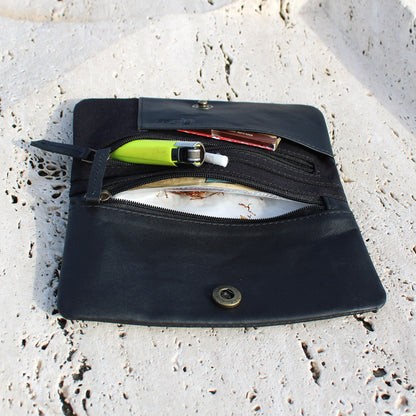 Tobacco Pouch in Leather mod. Berlin Black