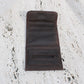 Small Mini dark brown Leather Tobacco pouch