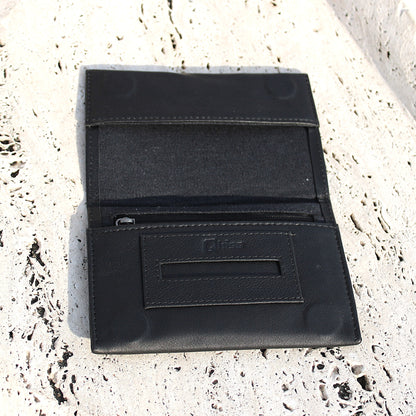 Portatabacco in Pelle Amsterdam nero CALAMITE