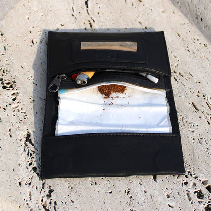 Portatabacco in Pelle Amsterdam nero CALAMITE