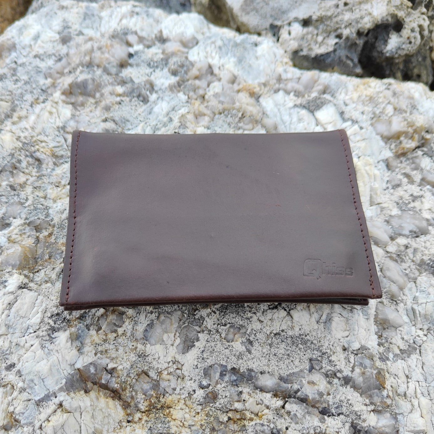 Portatabacco in Pelle Amsterdam marrone/verde
