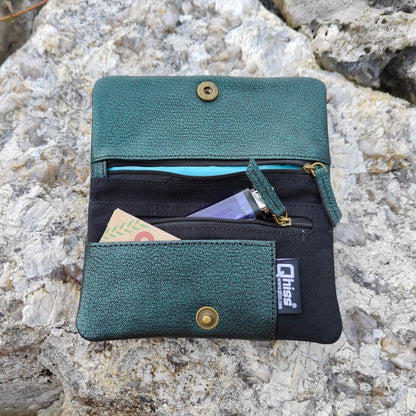 Portatabacco in Pelle Berlin verde nero