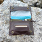 Portatabacco in Pelle Amsterdam marrone/verde