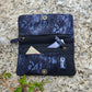 Portatabacco in Pelle blu nero